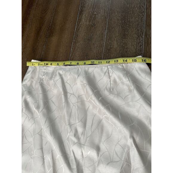 EUC Le Suit 2 Piece Blazer Skirt Set Light Gold Champagne Shimmer Design Size 10 - Picture 6 of 16